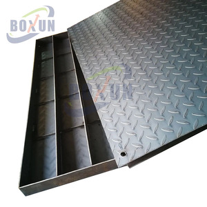 Nhà máy cung cấp 30x3 thép mạ kẽm Grating có thể tháo rời Grating bão cống Bìa Thép Grating lưới kim loại cống gratewalkway HDG - Product Image 6