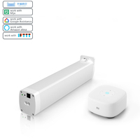Moteur de rideau électrique intelligent Tuya Smart Life WIFI Zigbee avec rail en aluminium