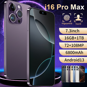 Nouveautés I16 Plus 16 Go + 1 To Smartphone 5G Android <span class=keywords><strong>14</strong></span> <span class=keywords><strong>Pro</strong></span> <span class=keywords><strong>Max</strong></span> I16 Double Carte SIM Écran HD Taux de Rafraîchissement 120 Hz Version Globale - Product Image 5