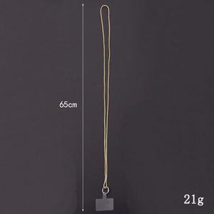 En gros, Cordon de téléphone de luxe en strass, Chaîne bandoulière scintillante effet diamant avec patch transparent anti-perte et sangle antichoc - Product Image 2