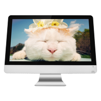 PC Todo en Uno de 21.5 Pulgadas con Pantalla LCD, Intel Core I5 de Cuatro Núcleos, RAM DDR4, Windows 10, SSD, para Uso Comercial, Oficina y Escolar