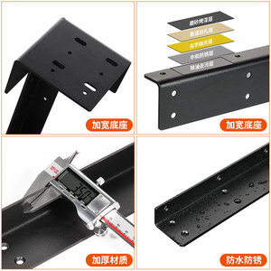 <b>Wall</b> Mount Bracket 320mm Heavy Duty Steel Support For Tv Cabinet <b>Shelf</b> Storage - Product Image 5