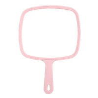 Miroir de maquillage personnalisé en plastique ABS, simple face, petit format, miroir de poche, grand format, miroirs de beauté