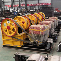 Concasseur à mâchoires diesel PE400x600, concasseur secondaire, concasseur de roche pour petite mine, agrégats 16-60t/h, alimentation 340mm