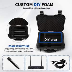Free sample Durable Eva <b>Hard</b> <b>Shell</b> <b>Case</b> With Foam Custom Design Eva Tool <b>Case</b> With Zipper Waterproof <b>Hard</b> Storage Eva Foam <b>Case</b> - Product Image 2