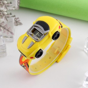 <span class=keywords><strong>Montre</strong></span> numérique pour enfants, jouet de <span class=keywords><strong>voiture</strong></span> en plastique moderne et pas cher, pour garçon - Product Image 4