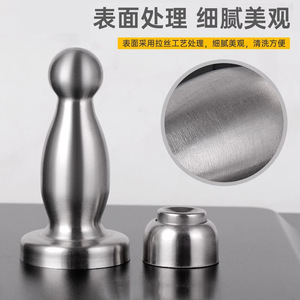 Kaishengxi – Retenue de porte magnétique murale en acier inoxydable brossé, forme vase, pour salle de bain et usage domestique - Product Image 5