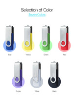 USB 2.0 LOGO khusus kecepatan tinggi, Flash drive USB 16GB 32Gb 64 GB, stik memori