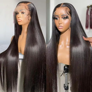 7x5 pelucas sin pegamento cabello humano prearrancado Wear and Go Raw brasileño onda profunda rizado Frontal peluca precortada 13x6 HD peluca con malla Frontal - Product Image 3