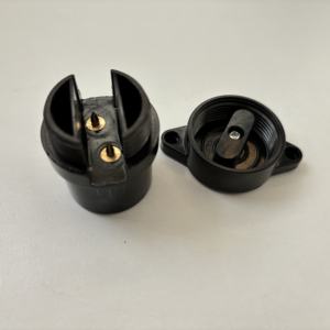 Douille de lampe à vis en bakélite ignifuge <span class=keywords><strong>OLIP</strong></span> noire B22 250V 5A, câblage rapide, garantie 2 ans, sécurité - Product Image 6