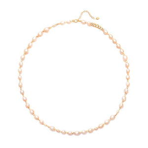 Collier de perles en acier inoxydable 316L plaqué or PVD, bijoux durables et résistants pour femmes - Product Image 2