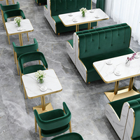 Mobilier de restaurant moderne personnalisable - Chaises, tables, canapés, banquettes de bar, stands de restauration rapide, panneaux en bois pour centres commerciaux, design traditionnel
