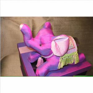 Llavero de peluche de elefante, adorno para mochila, decoración para máquinas expendedoras, hecho en Tailandia - Product Image 4