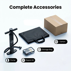 <span class=keywords><strong>Baignoire</strong></span> à glace gonflable portable multi-tailles pour intérieur et extérieur, avec couvercle et pompe à air - Product Image 5