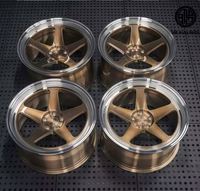 168 Jantes forgées monobloc 5 branches à déport profond de 18, 19, 20 pouces, 5x114.3, 5x100, 5x108 pour BMW, Toyota, Honda