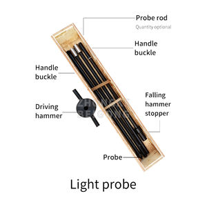 เครื่องวัดกรวยแบบไดนามิกน้ำหนักเบาใช้มือทดสอบการเจาะกรวยด้วยค้อน10กก. หรือ63.5กก. - Product Image 6