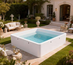 Piscine <span class=keywords><strong>gonflable</strong></span> de qualité commerciale avec cadre rigide hors sol <span class=keywords><strong>pour</strong></span> la famille - Product Image 1