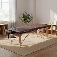 Hochwertige PU-Leder Faltbare Massageliege mit Modernem Design für Spa Salon Schönheitsbett Gewerbliche Nutzung