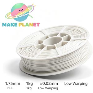 Filamento PLA Opaco MakePlanet per Stampante 3D, Bobina da 1kg, 1.75mm, Precisione 0.02mm, Basso Deformarsi, Alimentazione Fluida, Multi-Matte, OEM ODM, Ingrosso - Product Image 2