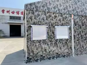 Buena venta, tienda de campaña de camuflaje de campo, pared de PVC con ventana de malla, Marco A, carpa, carpa para una buena ocultación, eventos al aire libre - Product Image 6