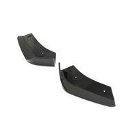 Pour Chevrolet Corvette Stingray C8 véritable carbone pare-chocs arrière séparateur Canards ailerons 2020 2021