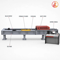 Wire Rope Cable Sling Tensile Strength Testing Equipment 1000kN Servo Hydraulic Horizontal Tester