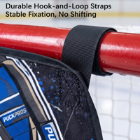 Bâche de tir de hockey PUCKPROS, cible de tir robuste pour entraînement de hockey sur glace en extérieur, équipement de hockey sur glace