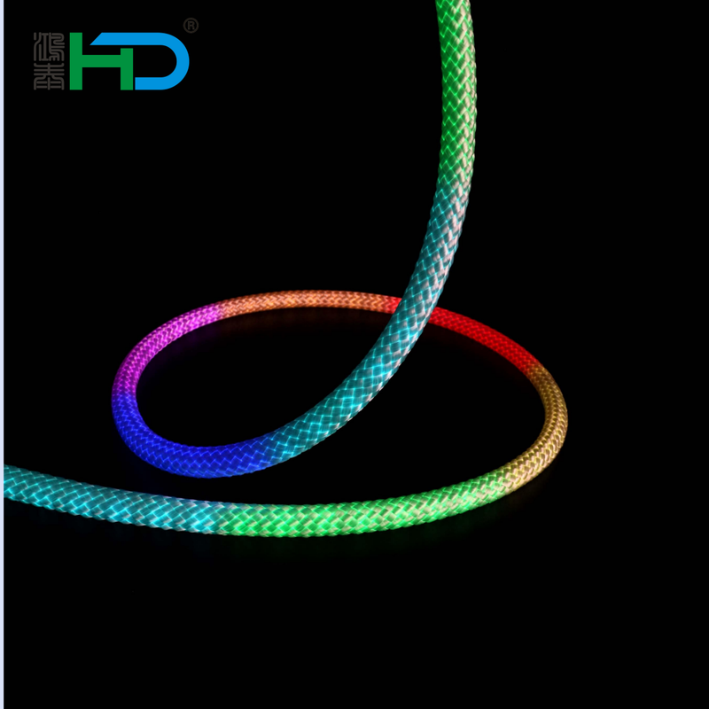 Hollow Braided Rope Led Light 360