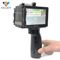 Impresora de Inyección de Tinta Portátil KELIER, la Más Vendida, para Imprimir Fechas de Caducidad en Botellas, Cartuchos T1000, Máquina de Codificación de Lotes Manual