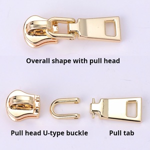 Bán Buôn Giá Thép Không Gỉ Dây Kéo Thanh Trượt Có Thể Điều Chỉnh Thay Thế Kéo Khóa Đầu Dây Kéo Thanh Trượt <span class=keywords><strong>Puller</strong></span> Cho Túi Phụ Kiện - Product Image 5