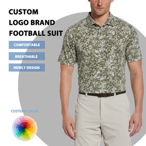 Chất Lượng Cao Tùy Chỉnh Người Đàn Ông Của Mỏng Phù Hợp Với Golf Jersey Nhanh Chóng Khô Wicking Hiệu Suất Cho Polo Áo Sơ Mi Ngắn Tay Áo Thun In Đầy Đủ - Product Image 1