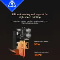 Mellow 24V 96W A1/A1 Mini Hotend Mounting & pemanasan perakitan Heatblock - 3D Printer aksesoris untuk Bambu Lab A1/A1 Mini