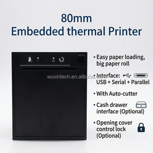 Industrial 3 Inch Embedded Thermal Receipt Printer Mechanism 80mm High Performance USB Serial Panel Printer with Auto Cutter - Product Image 2