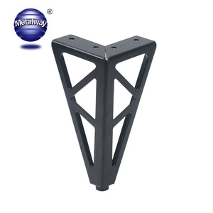 Fabrieksdriehoekige vorktafelondersteuning verchroomd zwaar metaal kast bank hardware meubilair benodigdheden buiten woonkamer - Product Image 6