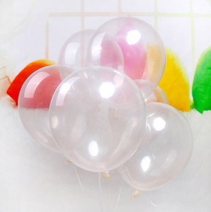 Bán buôn Hạnh Phúc sinh nhật khổng lồ 18inch Inflatable Helium Latex trong suốt rõ ràng Ballon bóng bay cho nhồi - Product Image 6