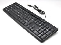 Teclado de Oficina con Cable KB251 Sin Luz, Teclado Multimedia Ultrafino de Tamaño Completo para Uso en el Hogar y la Oficina