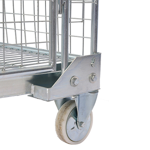 500kg Tải Công suất siêu thị lưu trữ cán lồng phòng giặt doanh thu cuộn <span class=keywords><strong>container</strong></span> đóng mở CuộN Xe đẩy lồng - Product Image 5