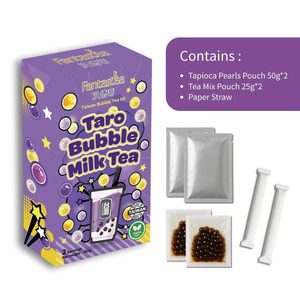 Kit de perlas de tapioca de taro para tiendas de té de burbujas - incluye 2 paquetes de polvo - Product Image 3