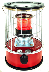 Poêle à pétrole intérieur/extérieur avec cheminée en verre, mèches incluses, thermostat réglable et fonction d'éclairage - Product Image 5