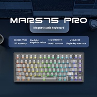 Clavier de jeu de précision Mars75 Mars 75 Pro à axe magnétique, qualité e-sport, capteur Hall nouvelle génération RT0.001, clavier filaire ARGB