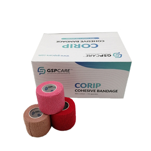 5cm * 4.5mコットン弾性結束包帯ラテックス無料医療グレード自己接着包帯低感度結束コットン包帯 - Product Image 3