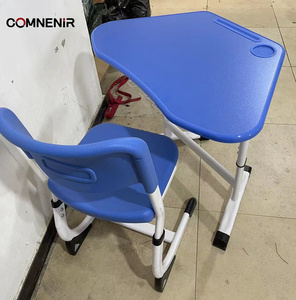 Schulmöbel Kollaborations-Schreibtisch und Stuhl Klassenzimmer-Tisch Klappbarer Schüler-Schreibtisch Mobiler Klapp-Tisch für Erwachsene - Product Image 5