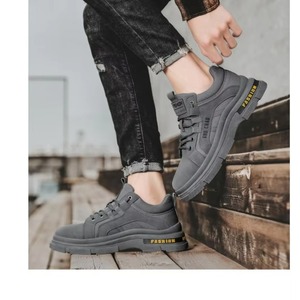 Men's Autumn/<b>Winter</b> Sporty Breathable Thick Sole <b>Work</b> <b>Boots</b> Student Shoes - Product Image 2