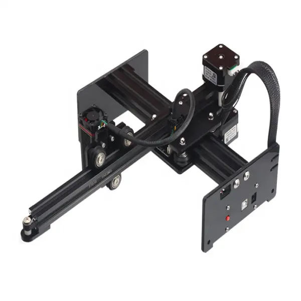 Mini cortador a laser cnc, fácil de usar, impressora 10w