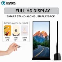 Affichage publicitaire sur pied, écran interactif Android LCD, signalétique numérique et écrans d'affichage, écran numérique