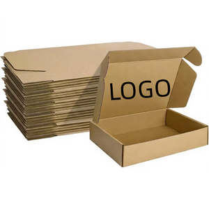 Caja de Envío para Laptop Negra Reutilizable Ecológica Personalizada, Caja de Cartón Corrugado Kraft con Amortiguación - Product Image 1