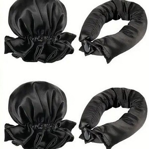 Rizador sin calor, diadema, moño de satén suave, rizadores de pelo, juego de rodillos de pelo <span class=keywords><strong>para</strong></span> dormir con ondas mágicas - Product Image 2