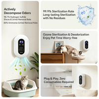 Désodorisant intelligent pour animaux de compagnie, mode de pulvérisation automatique, stérilisation à l'ozone, élimination de 99 % des odeurs, pour chiens et chats, sans parfum