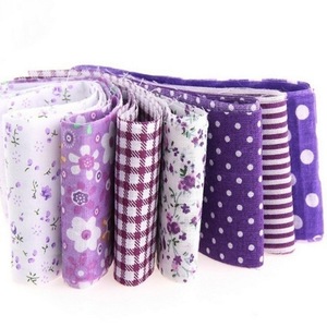 New Arrival Multi Color Pure Cotton Floral Scrap Fabric Bundle DIY <b>Patchwork</b> Decor Printed Plain Cloth For Handcraft - Product Image 6