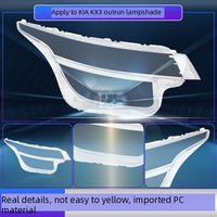 Lentille de phare en PC transparent pour Kia KX3 Seltos 2019-2022, coque de phare, polycarbonate, pièces d'éclairage automobile pour lampes LED